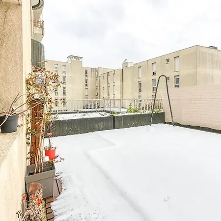 50m Gem - 400m Gare: Garage Prive, Terrasse, Wifi Apartment